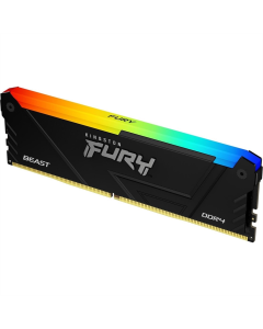Модуль пам'яті DDR4 8GB/3200 Kingston Fury Beast RGB (KF432C16BB2A/8WP) Чорний (Black)
