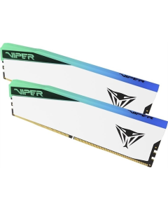 Модуль пам'яті DDR5 2x24GB/7000 Patriot Viper Elite 5 RGB (PVER548G70C32KW) Білий (White)