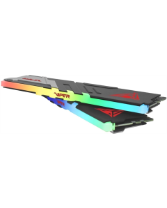 Модуль пам'яті DDR5 2x32GB/6000 Patriot Viper Venom RGB (PVVR564G600C30K) Чорний (Black)