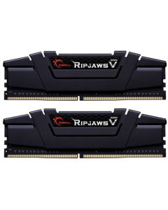 Модуль пам'яті DDR4 2x16GB/3600 G.Skill Ripjaws V (F4-3600C18D-32GVK) Чорний (Black)