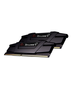 Модуль пам'яті DDR4 2x32GB/3200 G.Skill Ripjaws V (F4-3200C16D-64GVK) Чорний (Black)