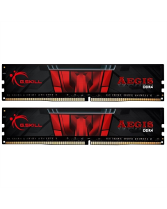 Модуль пам'яті DDR4 2x8GB/2666 G.Skill Aegis (F4-2666C19D-16GIS) Чорний (Black)