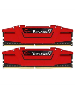 Модуль пам'яті DDR4 2x8GB/3000 G.Skill Ripjaws V (F4-3000C16D-16GVRB) Червоний (Red)