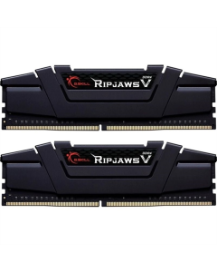 Модуль пам'яті DDR4 2x8GB/3200 G.Skill Ripjaws V (F4-3200C16D-16GVKB) Чорний (Black)