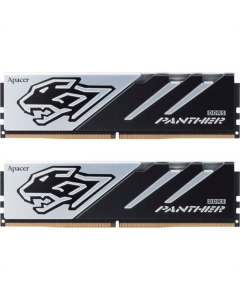 Модуль пам'яті DDR5 2x16GB/5200 Apacer Panther (AH5U32G52C5227BAA-2) Чорний (Black)