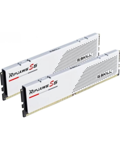 Модуль пам'яті DDR5 2x16GB/6000 G.Skill Ripjaws S5 (F5-6000J3238F16GX2-RS5W) Білий (White)