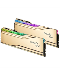 Модуль пам'яті DDR5 2x16GB/6000 G.Skill Trident Z5 Royal (F5-6000J2836G16GX2-TR5G) Золотий (Gold)