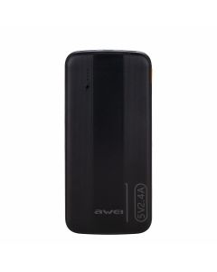 PowerBank 10000 mAh Awei P20K 2.4A Чорний (Black)