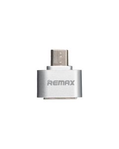 OTG кабель REMAX RA-OTG (Micro USB) Срібний (Silver)