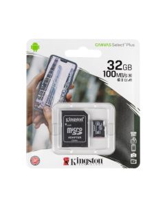 Карта пам'яті MicroSD Kingston 32Gb Class 10 UHS-1 +адаптер