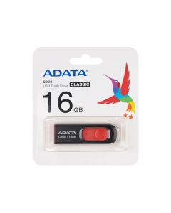USB Флеш ADATA C008 USB 2.0 16Гб Чёрная (Black)