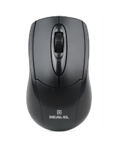 Миша REAL-EL RM-207 Черный (Black)