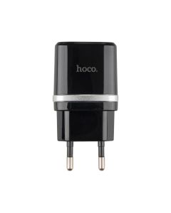 Зарядное устройство Hoco C12 2.4A Черное (Black)