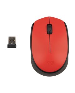 Миша Logitech M171 Бездротова Червона (Red)