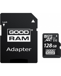 Карта пам'яті MicroSD Goodram 128 Gb+адаптер 10class UHS-1