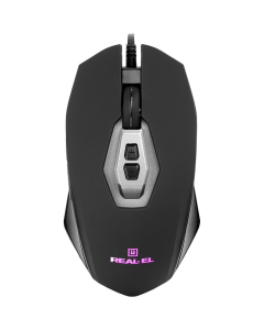 Миша REAL-EL RM-520 Gaming Чорна (Black)