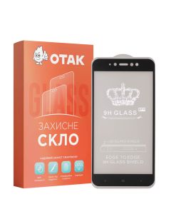 Захисне скло для Xiaomi Redmi Note 5A 3D Чорне (Black)