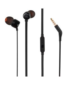 Наушники с микрофоном JBL T110 (JBLT110BLK) Черные (Black)