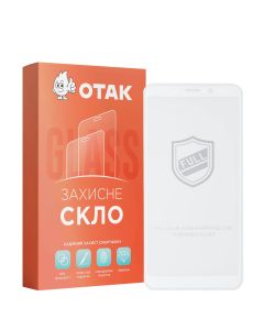 Защитное стекло для Xiaomi Redmi Note 5 3D Белое (White)