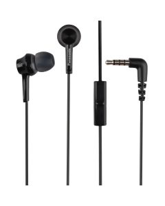 Навушники з мікрофоном Panasonic RP-TCM115GC-K Чорні (Black)