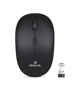 Миша бездротова REAL-EL RM-301 Чорна (Black)