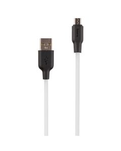 USB кабель Hoco X21/X21 Plus Silicone Micro USB Білий (White)