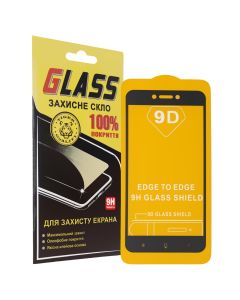 Защитное стекло для Xiaomi Redmi GO 3D Черное (Black)