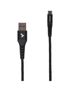 USB кабель Pixus Flex Чорний (Black) Micro USB Чорний (Black)