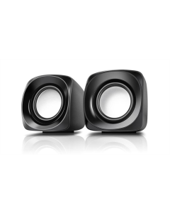 Колонки мультимедійні 2.0 REAL-EL S-20 Чорні (Black)