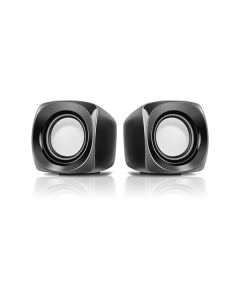 Колонки мультимедийные 2.0 REAL-EL S-20 Черные (Black)