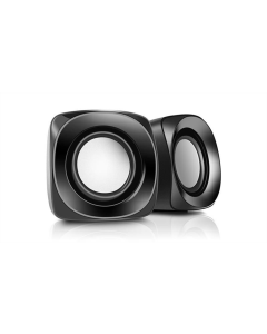 Колонки мультимедийные 2.0 REAL-EL S-20 Черные (Black)