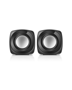 Колонки мультимедійні 2.0 REAL-EL S-20 Чорні (Black)
