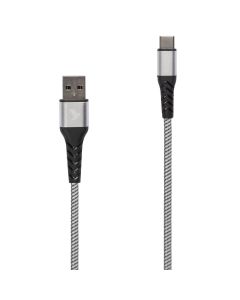 USB кабель Pixus Flex Type-C Срібний (Silver)