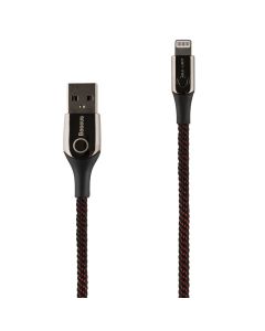USB-кабель Baseus C-Shaped Power-Off 2.4A Lightning Черный (Black)