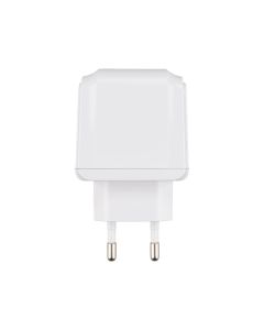 Зарядний пристрій Moxom KH-67Y QC 3.0 + кабель micro USB Білий (White)