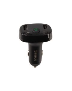 Fm-Модулятор Baseus S-09A Bluetooth Чорний (Black)
