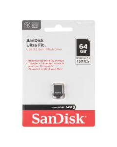 USB Флеш SanDisk Ultra Fit (USB 3.1) 64Gb Чорна (Black)