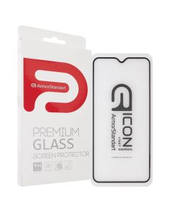 Защитное стекло для Samsung A10s 3D Черное (Black)