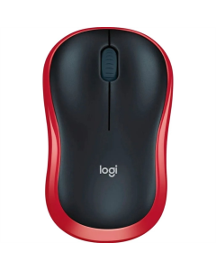 Миша беспроводная Logitech M185 Красная (Red)