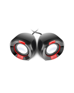 Колонки мультимедийные 2.0 REAL-EL S-50 Черные (Black)