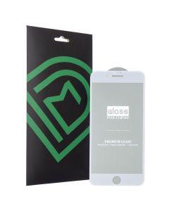 Защитное стекло для iPhone 7/8 Plus DM Full 3D белое