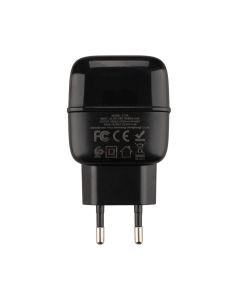Зарядное устройство Hoco C77A 2USB/2.4A + кабель Type-C Черный (Black)