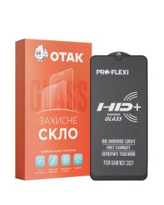 Защитное стекло для Samsung M21 3D Черное (Black)