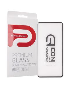 Защитное стекло для Xiaomi Redmi Note 9S/9 Pro 3D Черное (Black)