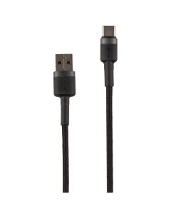 USB кабель Baseus Cafule Type-C 2А 2м Чорний (Black)
