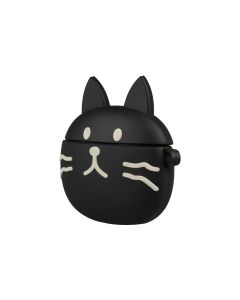 Чохол для навушників AirPods Pretty Cats Чорний (Black)