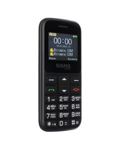 Мобільний телефон Sigma Comfort 50 HIT Black-Grey