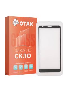 Защитное стекло для ZTE Blade A7 2020 3D Черное (Black)