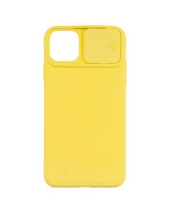 Чохол накладка для iPhone 11 Pro Max HIDE CAMERA Жовта (Yellow)