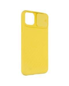 Чохол накладка для iPhone 11 Pro Max HIDE CAMERA Жовта (Yellow)